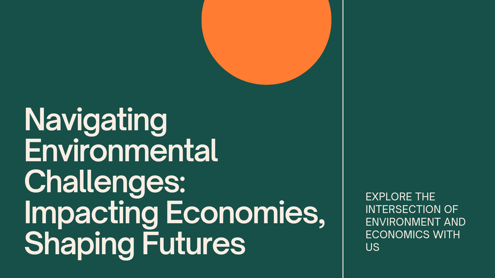 Environmental Challenges and Their Economic Impact – "Connecting ...